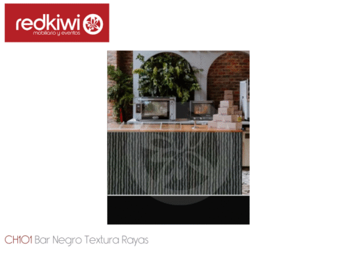 Bar Negro Textura Rayas