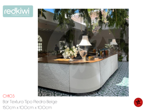 Bar Textura Tipo Piedra Beige