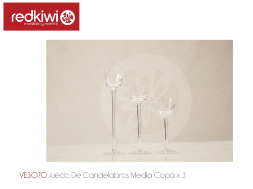 Juedo De Candelabros Media Copa x 3