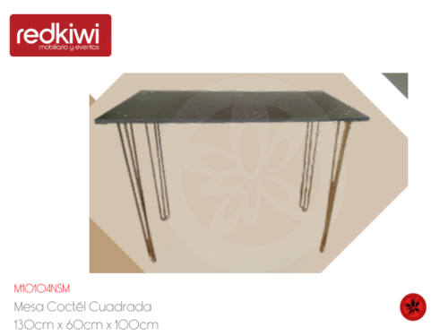 Mesa Coctél Cuadrada