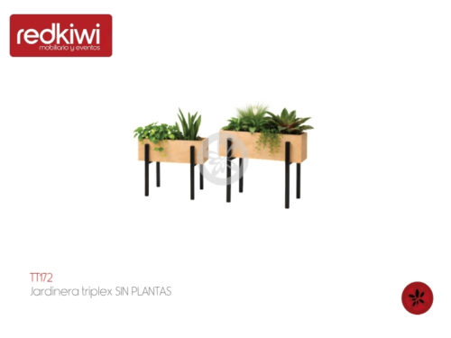 Jardinera triplex SIN PLANTAS