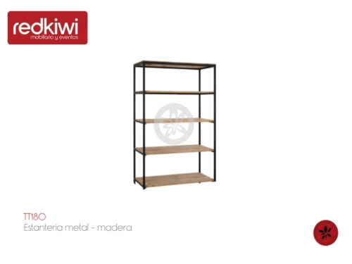 Estanteria metal – madera