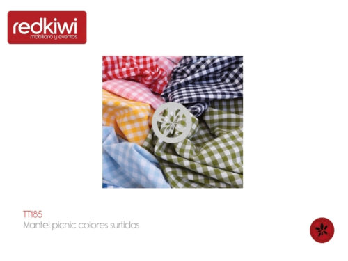 Mantel picnic colores surtidos