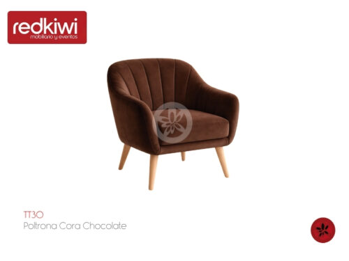 Poltrona Cora Chocolate