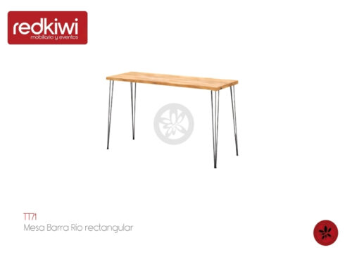 Mesa Barra Rio rectangular
