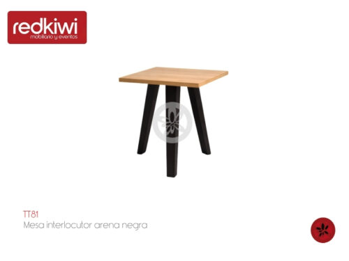 Mesa interlocutor arena negra